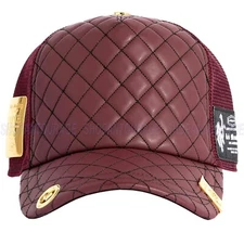 Red Monkey Luxe Burgundy RM1461 New Limited Edition Unisex Trucker Hat Cap