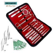 45 Pcs Craft Set Jewelry Making Kit DIY Working Hobby Crafts Replacing Tools
