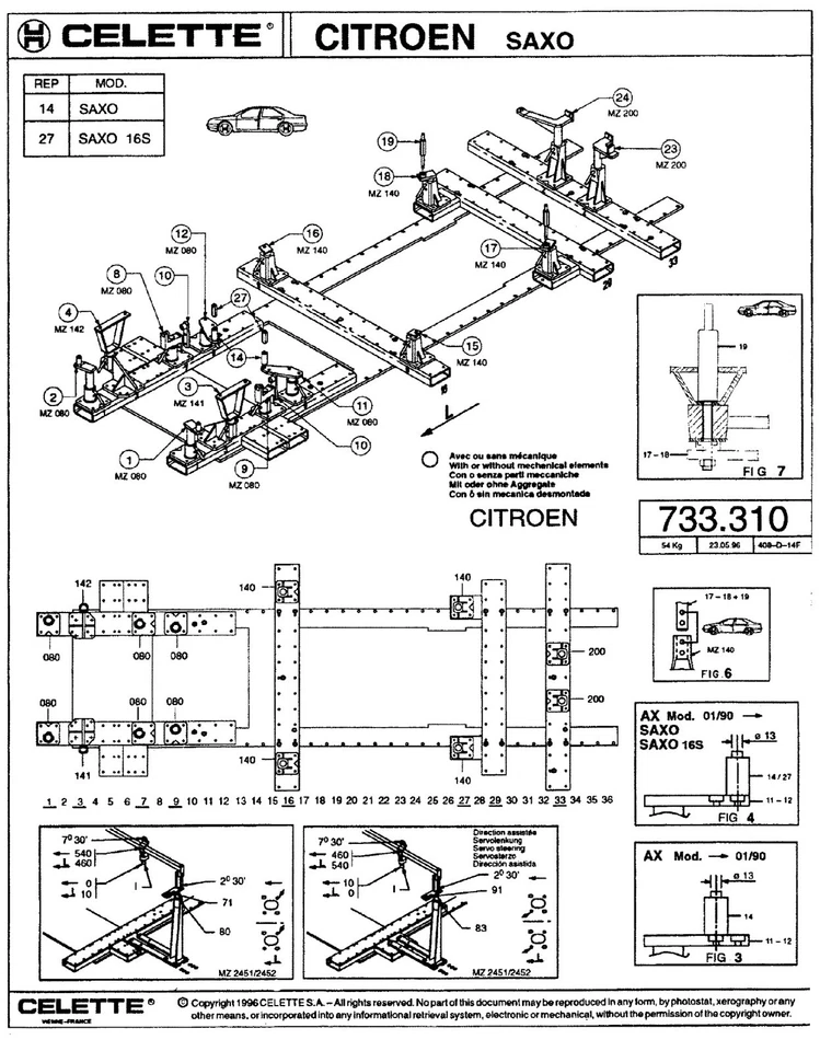 Citroen Saxo (1998-2004)  manuale officina repair manual - Immagine 4 di 4