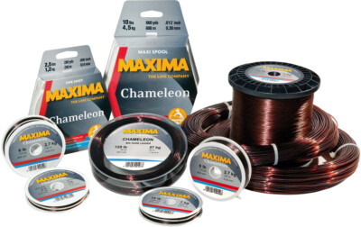 Maxima Chamäleon Monofilament Angelschnur Leader Hi-Zug - 100m Spule alle Kostenlos