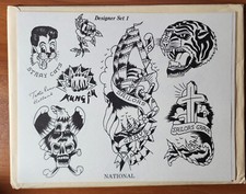 ORIGINAL Tattoo Ramon Holland Traditional Vintage 1981 National Tattoo Flash