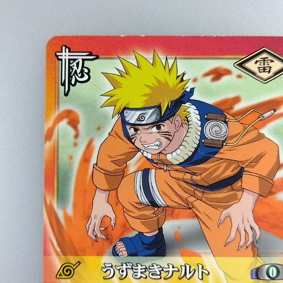 Third Hokage  Nin-13 Hot Stamp Naruto Card Game 2004 Bandai TCG