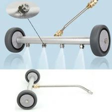 Pressure Washer Undercarriage Cleaner,Under Car Water Broom with 2Pcs Rod