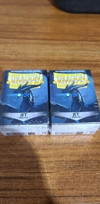 X2 Dragon Shield Matte 100ct Standard Size X2 Sealed Jet Black