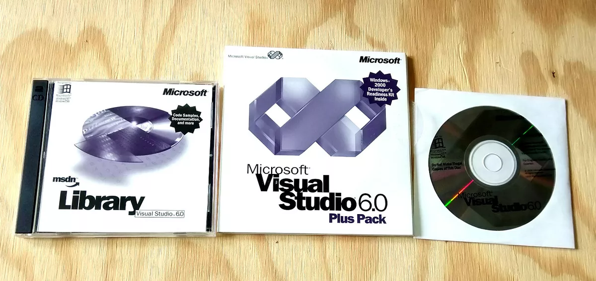 Microsoft Visual Studio Professional 6.0 - Visual Basic, FoxPro, InterDev, J++!