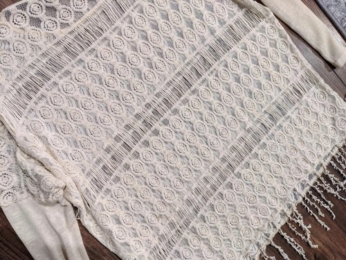 Anthropologie A'reve Cream Crocheted Victorian Lace Tunic Dress Size Small - Picture 12 of 12