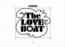 THE LOVE BOAT TV SERIES VINTAGE VINYL DECAL STICKER CLASSIC TV! 