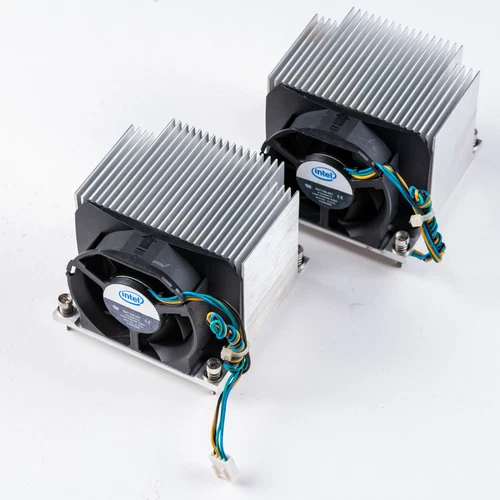 Pair 2x Intel BXSTS100A Thermal Solution LGA1366 CPU Cooler Boxed Heatsink Sever