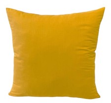 Kissenhülle Kissenbezug Hülle Bezug 100% Baumwolle 6 Maße einfarbig 40 Farben