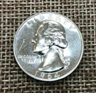 1964 P Proof Washington Silver Quarter, US Coins