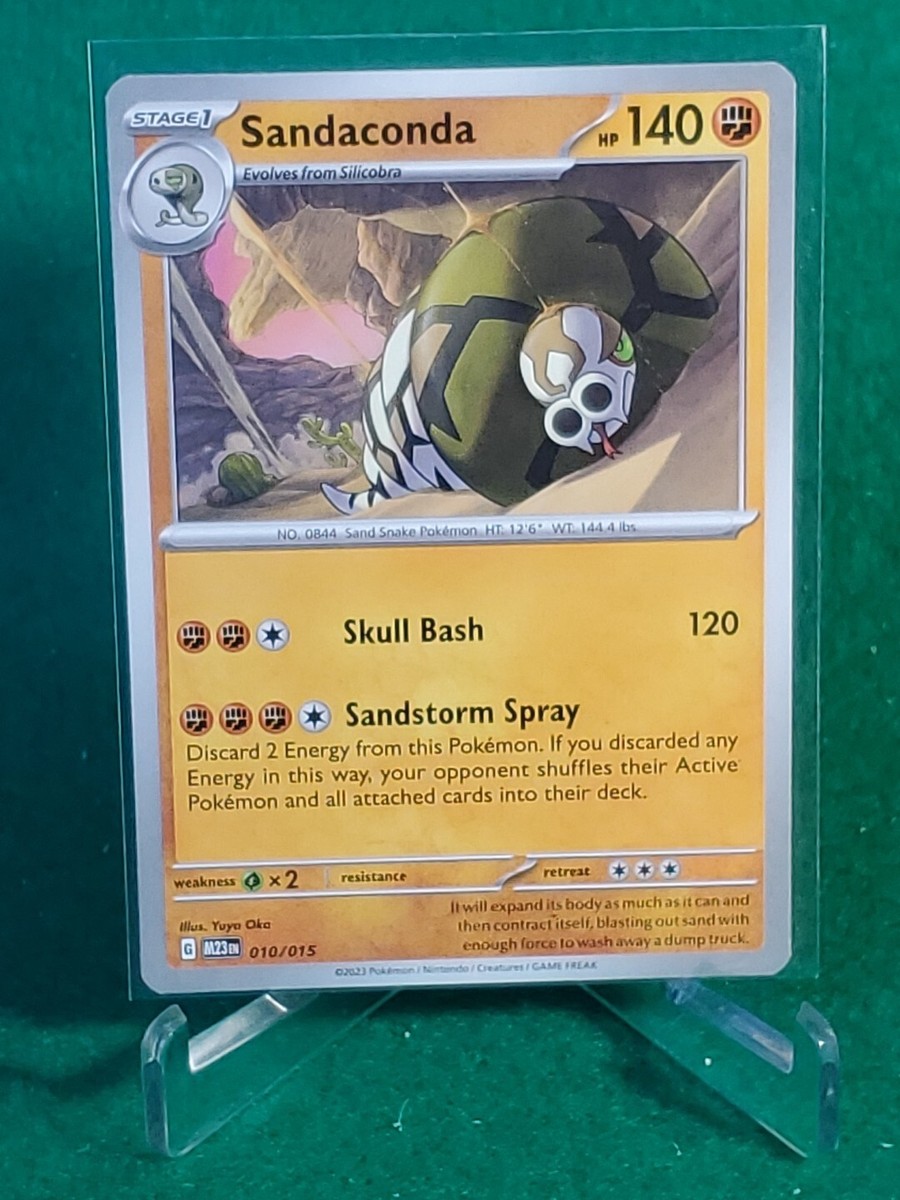 2023 Pokémon # 0844 Sanaconda 010/015 McDonald's HP50 Stage