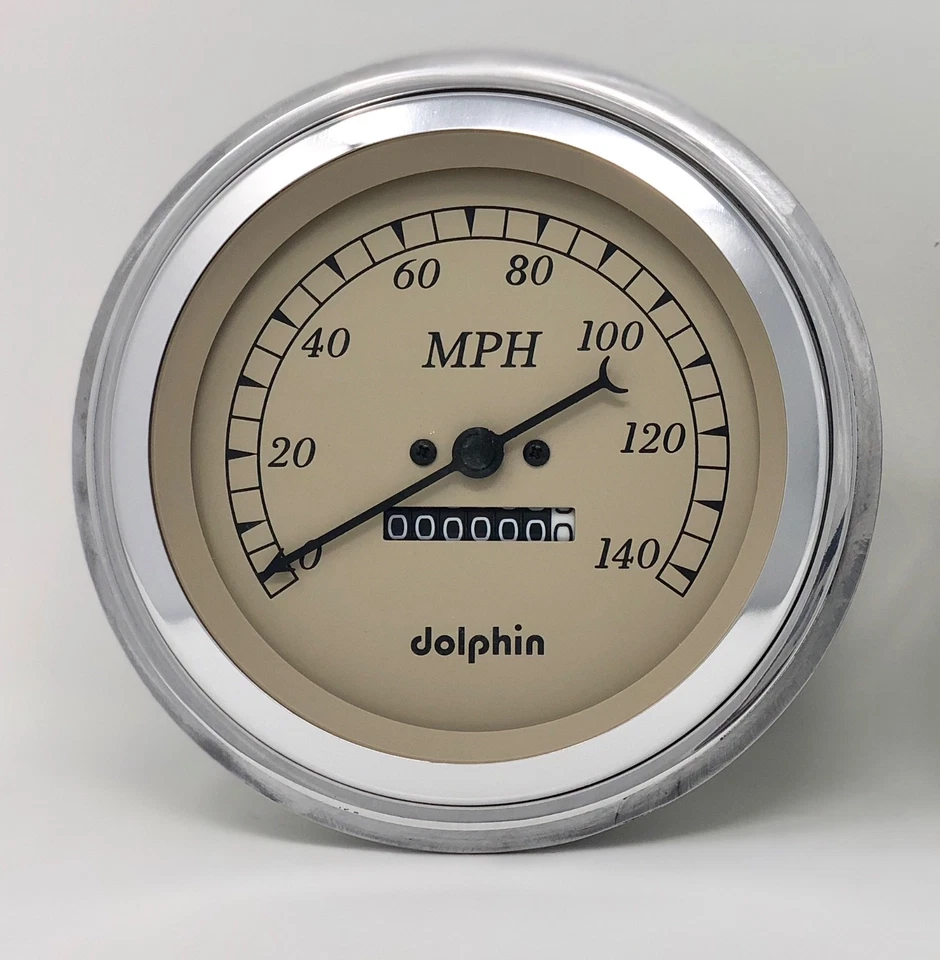 1947 1948 1949 1950 1951 1952 1953 Chevy Truck 5" calibre tablero conjunto bronceado Foto 2 de 4