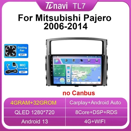 Per Mitsubishi Pajero 4 V80 V90 Android autoradio lettore multimediale schermo GPS - Foto 16 di 40