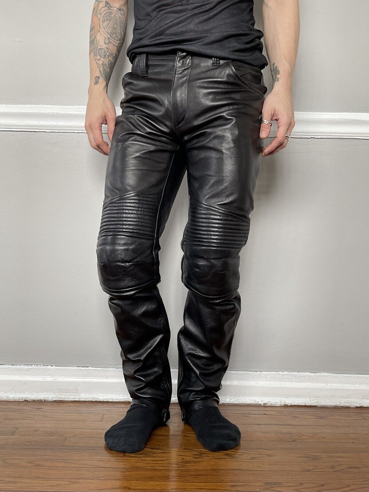 Helmut Lang Archival Astro Biker Trousers AW99