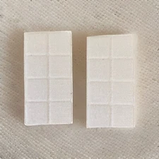 Tool Bench White Hook And Loop Fasteners 8 Pieces Of 1” Squares