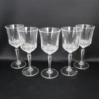 ANCHOR HOCKING LEGACY WINE GLASSES SET OF 5 VINTAGE ELEGANT STEMWARE