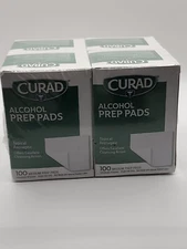 Curad Alcohol Prep Pads  Thick Alcohol Swabs Pack of 400