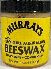 Murray's 100 Pure Australian Beeswax Seals Ends Conditions, 4 oz.
