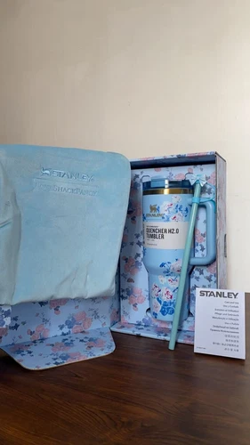 Stanley x LoveShackFancy Tumbler 40 oz Quencher 4 Color With Box & Packge - Foto 14 di 26
