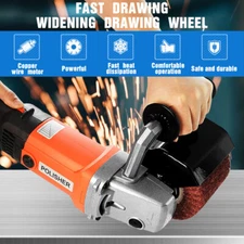 Steel Polisher Handheld Sander Polisher Wheel 1400W Burnishing Machine W/Wheels