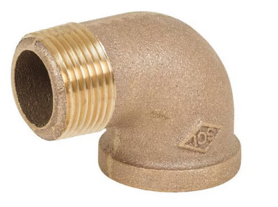 (Drinking Water Safe) 1-1/4'' NPT Lead Free Bronze Brass Street 90 Elbow Fittings