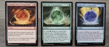 MTG Magic Carnelian Jade Lapis Orb of Dragonkind Set of 3 Commander CLB