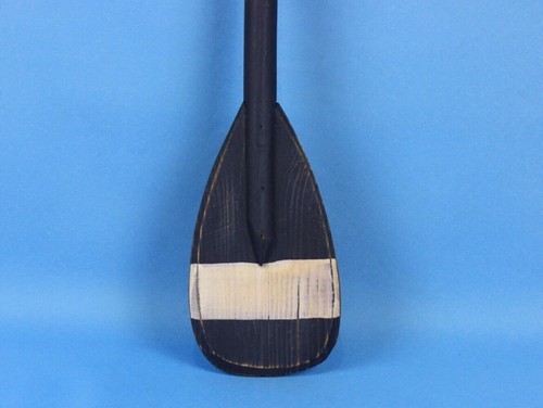 Wooden Pembrook Decorative Rowing Boat Paddle with Hooks 24" - Picture 6 of 9