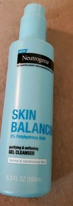 neutrogena skin balancing purifying gel cleanser