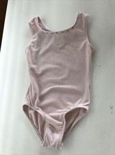 FREESTYLE Sleeveless Tank Pink Leotard Size Child 4/5 VGUC
