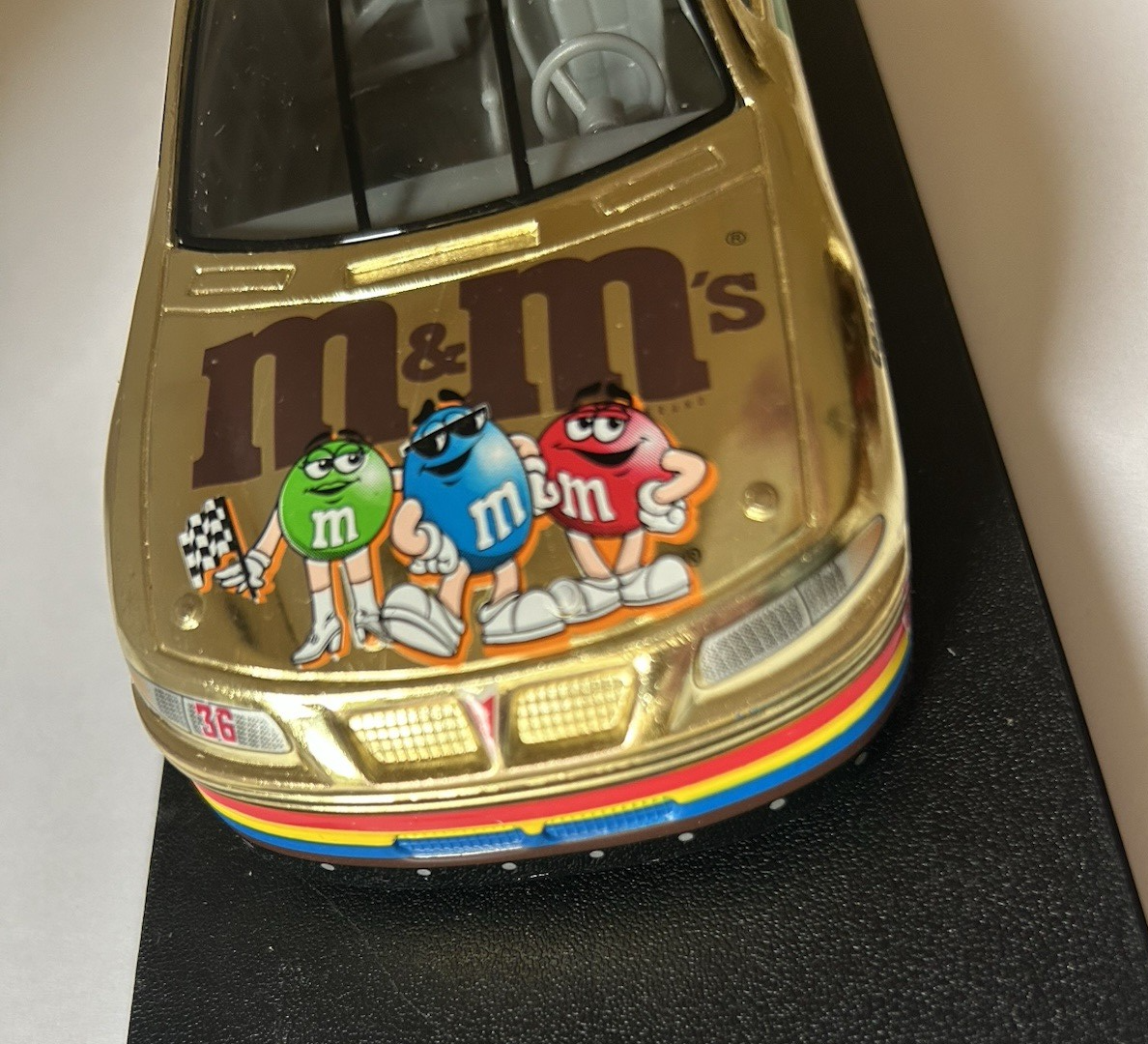 M&M's Vintage 1998 Racing Champions Nascar Gold #36 M&M Collector
