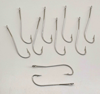 10 Stück Ami mit offener Öse MUSTAD - Ref. 31022D - Größe 3/0 - FG487