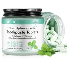 150pcs Nano Hydroxyapatite Toothpaste tablets , oral care toothpaste For Travel