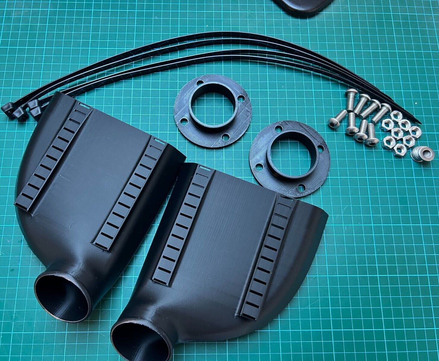 Juego de conductos de freno de aire frío Universal Track Day Race Car