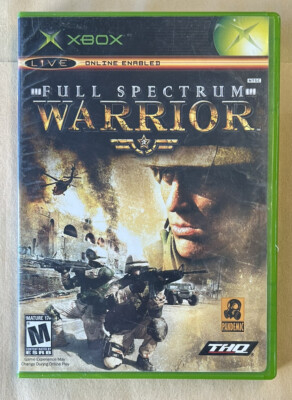 FULL SPECTRUM WARRIOR-XBOX-OPEN BOX-CIB-NOT TESTED