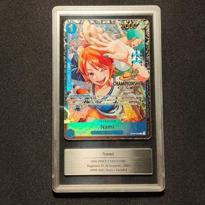 【英語版】ナミ　チャンピオンシップ　プロモ　TOP64 GEMIX10 金 one piece card Nami Championship Promo TOP64 GEMIX10 Gold English