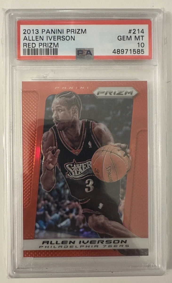 Allen Iverson Professional Sports Authenticator (PSA) Basketball