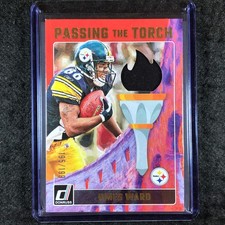 2024 Donruss Football HINES WARD GEORGE PICKENS Passing the Torch Jersey 195/199