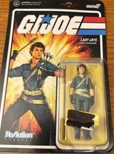 G.I. Joe Lady Jaye Super7 ReAction 3.75       Action Figure Convert Operations
