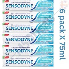 Sensodyne Toothpaste Daily Care,Sensitive Toothpaste Original Mint-6 Pack X 75ml 239.87 per litre