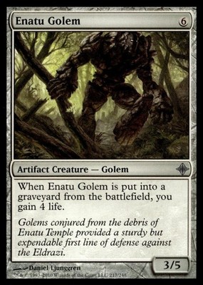 2010 Rise of the Eldrazi Enatu Golem Expansion/Uncommon #217