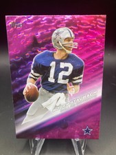 Roger Staubach 2026 Topps Flagship (#GOTG-17) Greats Of The Game PINK CRACKLE??!