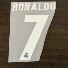 2016-17 RONALDO CR7 Away 3rd Real Madrid Nameset Name Number Dorsal