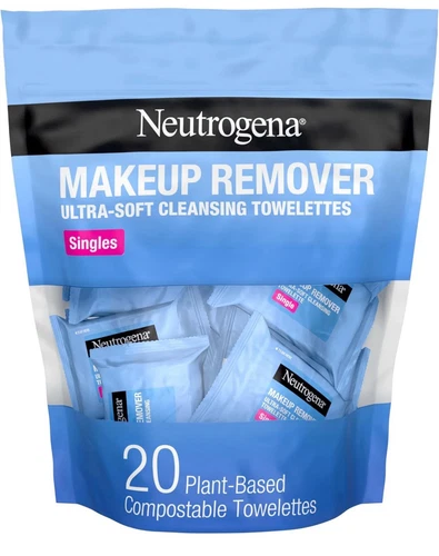 Neutrogena Makeup Cleansing Towelettes Individually Wrapped - Pack of 20