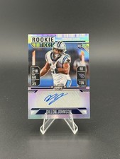 2024 Panini Contenders Optic #151 Dillon Johnson Silver Auto Titans (RC)