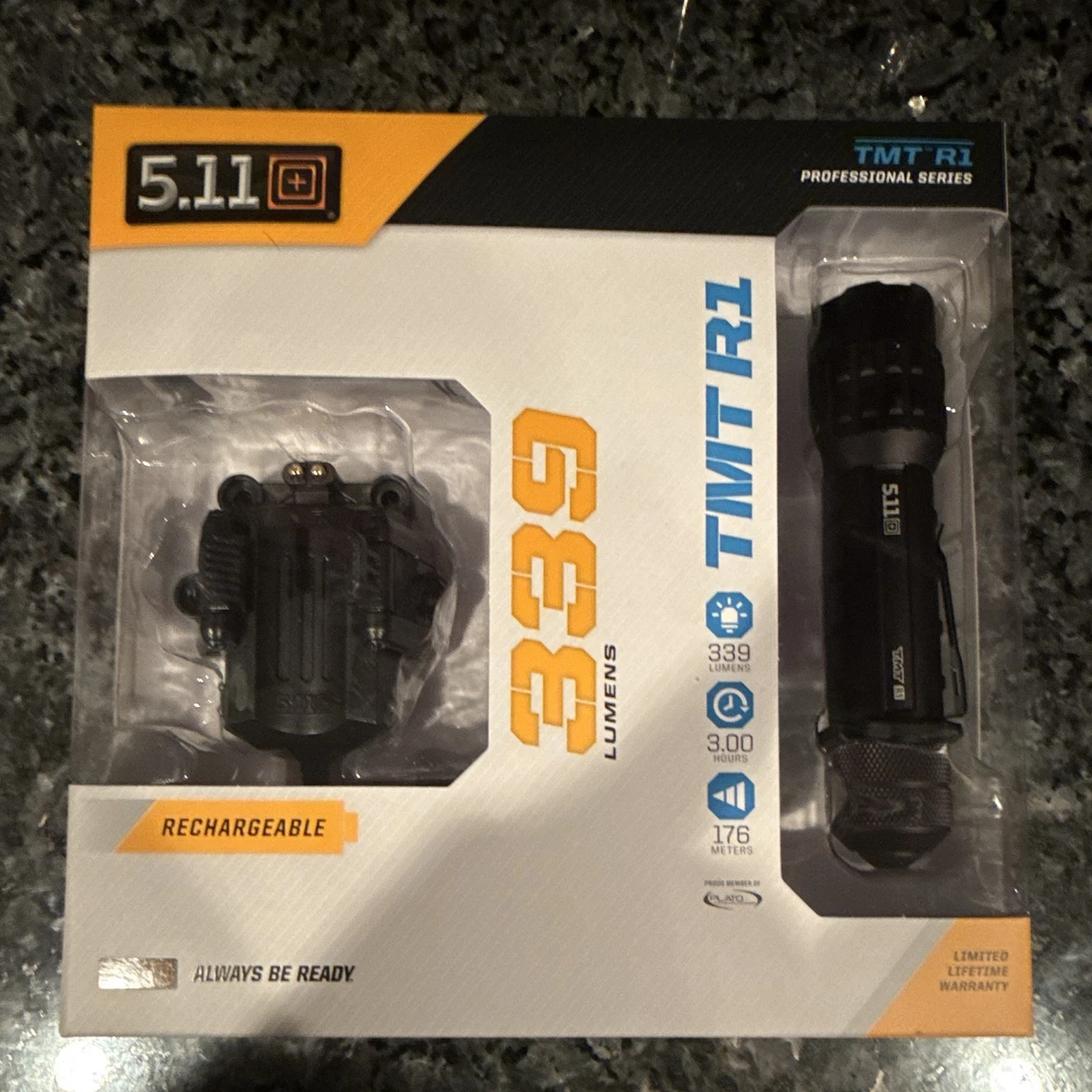 5.11 tactical tmt r1 rechargeable flashlight 6" Black Aluminum Body CREE LED Batt Atlantic Knife Company The 5.11 Tactical Response XR1T Flashlight is crafted from lightweight aerospace 5.11 Tactical TMT R1 Global