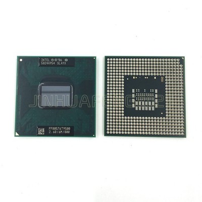 Intel Core2 DUO T9500 SLAYX SLAQH Mobile CPU Prozessor Socket P 2.6GHz 6MB 800Mh