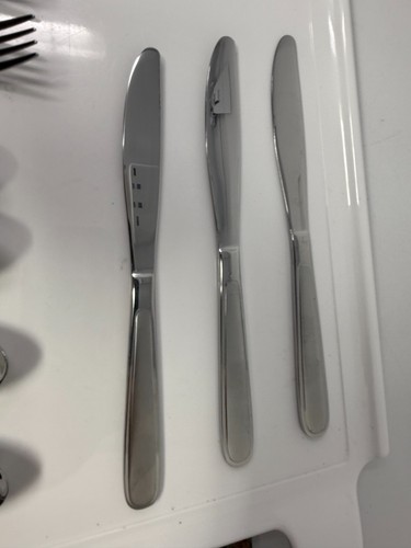 17 Pc fork knife spoon Peninsula Castle Jordan Laura Oneida Stainless Flatware - Picture 9 of 20