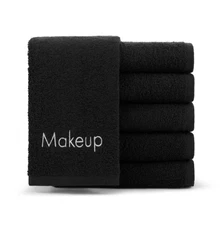 Arkwright Makeup Remover Wash Cloth 6 Pack 100% Cotton Soft Quick Dry