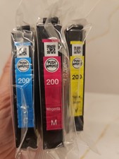 Epson 200 Color Ink Cartridges - Cyan/Magenta/Yellow Exp Date NEW Sealed