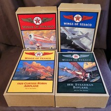 4 Wings Of Texaco Planes 29 Curtiss Robin, 30 Travel Air, 31 Stearman, 32 Gamma
